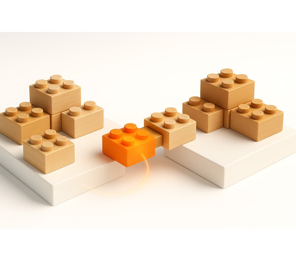LEGO blocks representing foundational elements